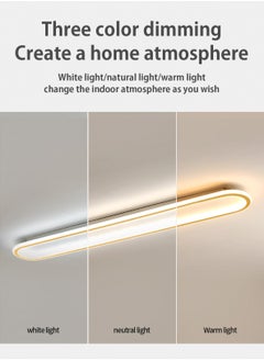 LOOPITYS (GOLD-60CM) simple modern LED ceiling light  aisle light  bedroom living room corridor light creative balcony light  - Image 5