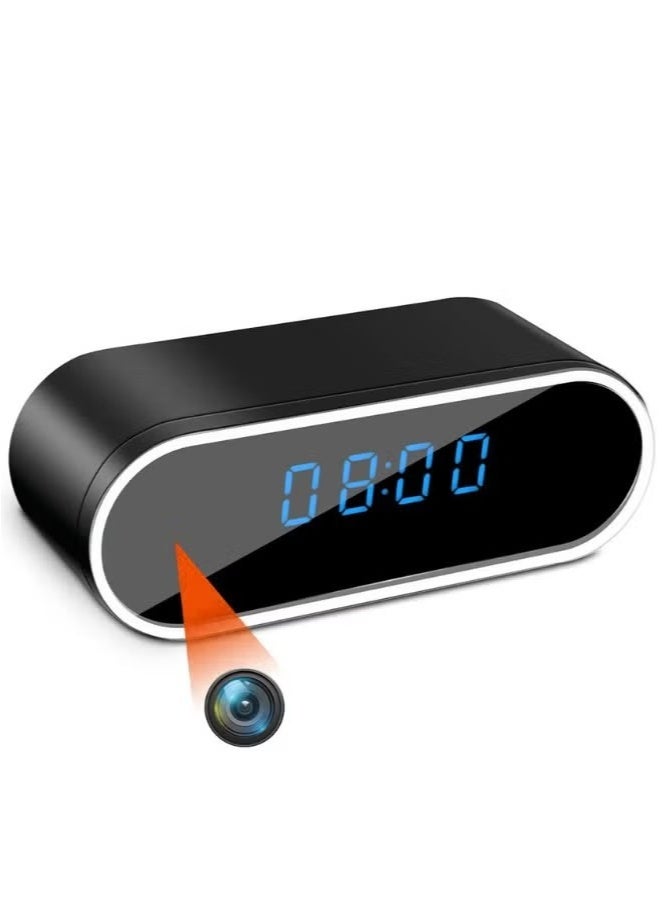 Generic Security Camera with Clock, HD Indoor WiFi Camera with Night Vision and Motion Detection, Nanny Camera for Home Office, and more.  - Image 1