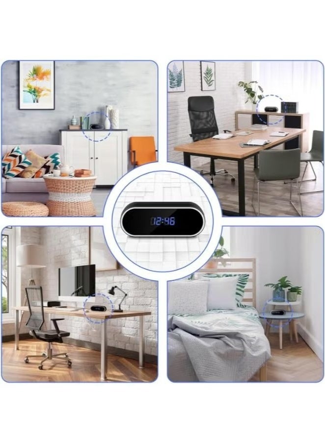 Generic Security Camera with Clock, HD Indoor WiFi Camera with Night Vision and Motion Detection, Nanny Camera for Home Office, and more.  - Image 3