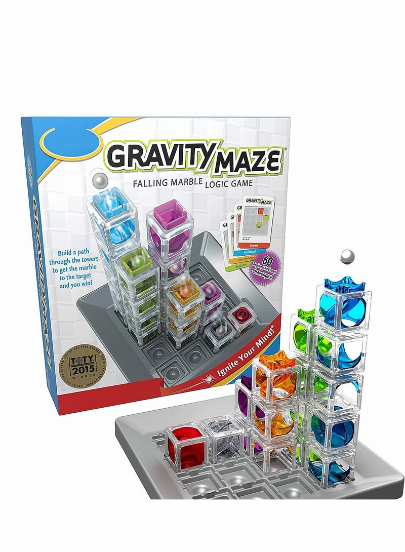 Excefore Gravity Maze Marble Run Brain Game, STEM Toy for Boys and Girls Age 8 and Up - Image 1