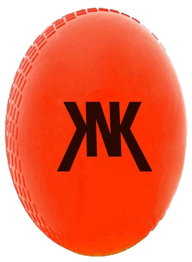 KNK Synthetic Cricket Wind Balls Indoor Outdoor Cricket Ball (6 Pc) (Orange) - Image 4
