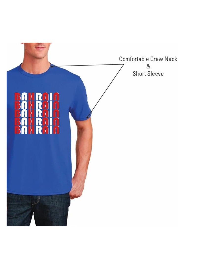 Bahrain Adult T-Shirt For Men-Short Sleeve Round Neck Tshirt Soft And Comfortable T-Shirt Ideal For Office,College,Celebration And Everyday Wear - Image 5