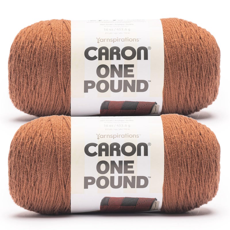Caron One Pound Sienna Yarn 2 Pack of 4536g16oz 100 Acrylic 4 Worsted Medium 812 Yards KnittingCrochet - Image 2