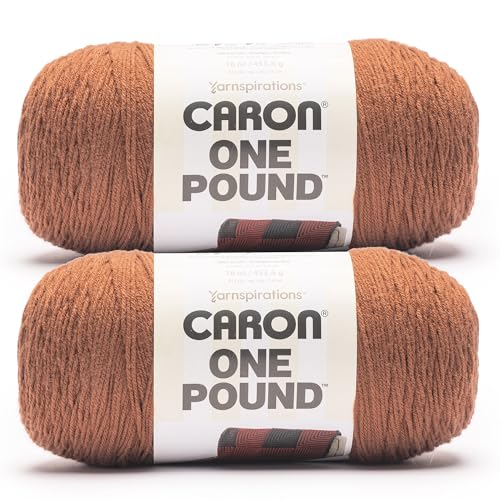 Caron One Pound Sienna Yarn 2 Pack of 4536g16oz 100 Acrylic 4 Worsted Medium 812 Yards KnittingCrochet - Image 1