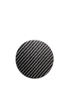 crbn Circle Coaster of Real Carbon Fiber, Set of 5 with with Holder, Coasters for Drinks, Heat-resistance Mats, Coffee Coaster Protect Furniture - Home and Office  - Image 1