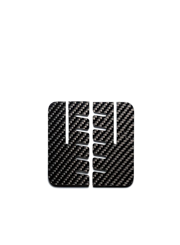 سي ار بي ان كوستر دائري من ألياف الكربون الحقيقية ، مجموعة من 5 مع حامل ، وقواعد للمشروبات ، وحصائر مقاومة للحرارة ، وأثاث حماية كوستر القهوة - المنزل والمكتب - Image 3