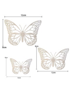 silver butterfly 12pcs a pack