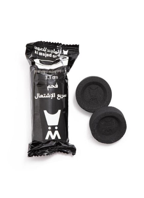 Fast burning charcoal size 3.3 cm 30 pieces