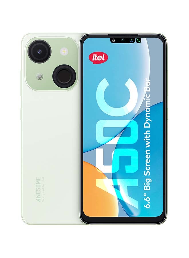 ITEL A50C Dual SIM Misty Aqua 2+4GB RAM 64GB 4G - Middle East Version - Image 1