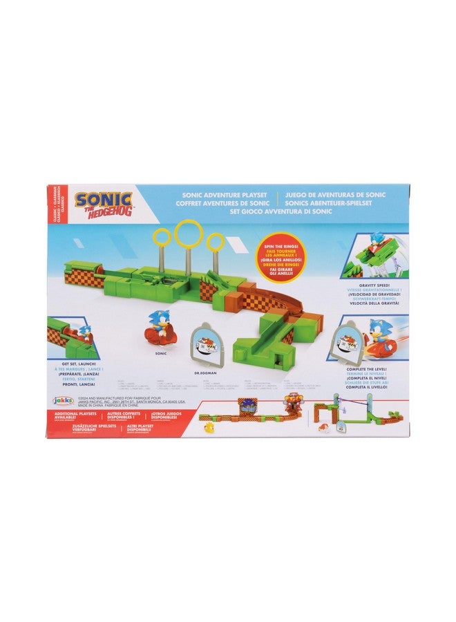 Sonic The Hedgehog مجموعة سباق سونيك القنفذ - مسار مغامرة سونيك الممتع وقاذف عالي السرعة - Image 4