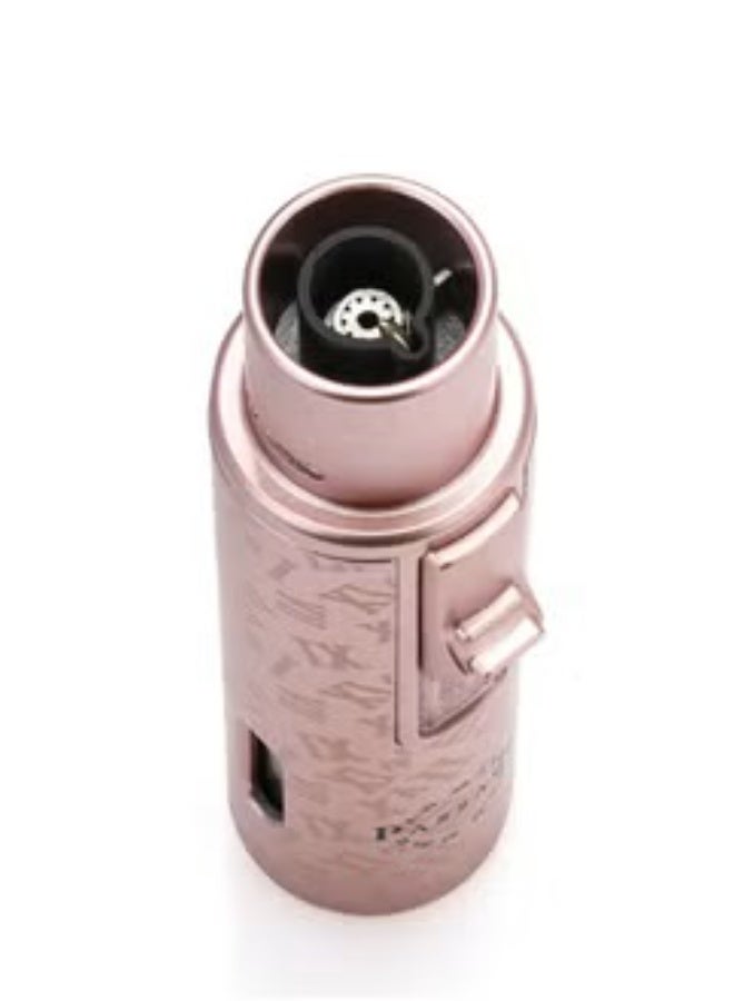 باسيدج ولاعة PASSAGE ميني – محمولة وقابلة لإعادة التعبئة للاستخدام مع العود والشواية والرحلات – مقاومة للرياح – لون ذهبي وردي - Image 4