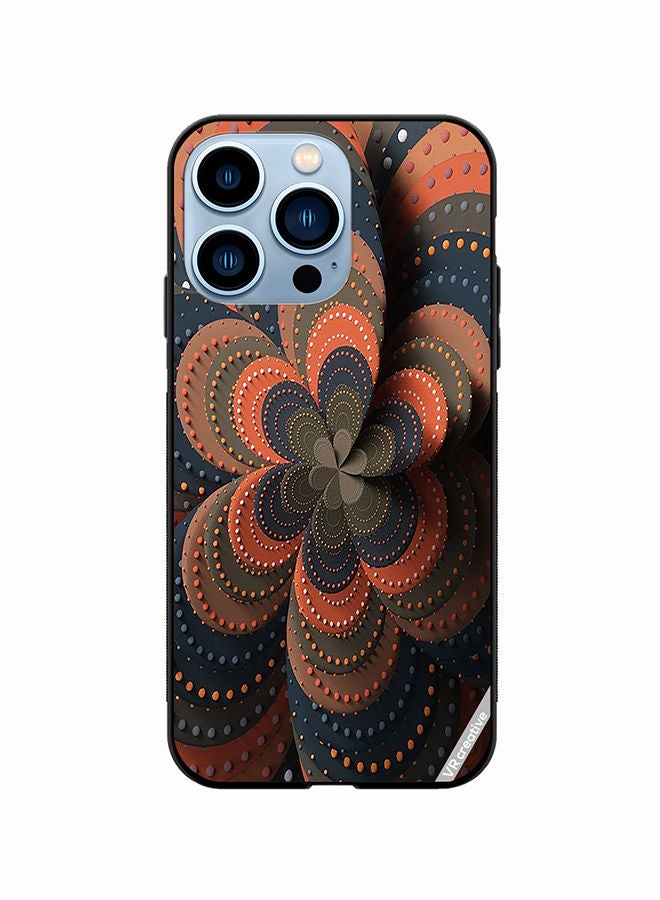 VR CREATIVE Protective Case Cover For Apple iPhone 13 Pro Flower Design Multicolour - Image 1