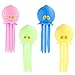 lasuroa 4pcs Octopus Water Balls Multicolored Octopus Floating Pool Toys for Kids Soft Sensory Octopus Bath Splash Toys for Swimming Pool Beach Bag Fillers Party Favors Summer - Image 2