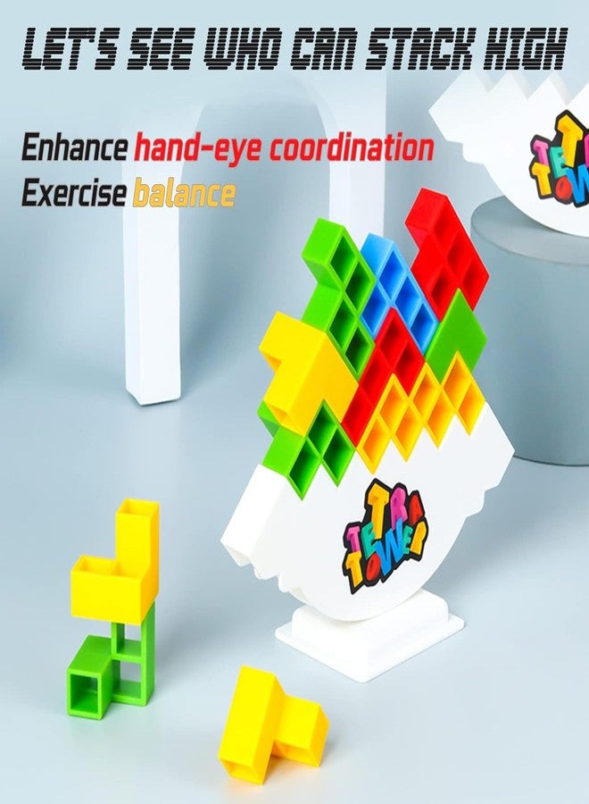 Multipurpose Go 50 Pcs Board Games for Kids & Adults Tetra Tower Balance Stacking Toys Perfect for Family Games, Parties, Travel - Image 5