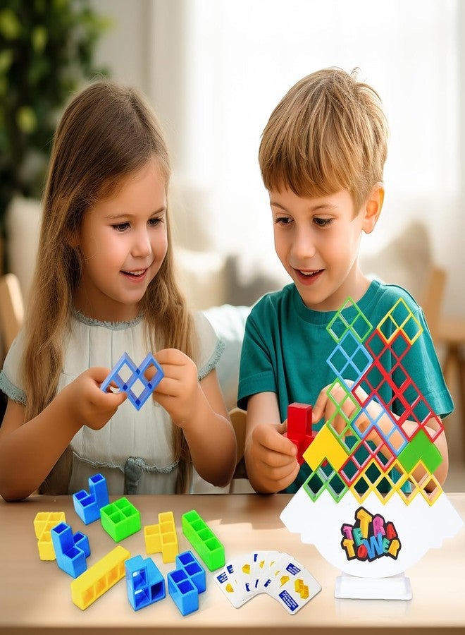 Multipurpose Go 50 Pcs Board Games for Kids & Adults Tetra Tower Balance Stacking Toys Perfect for Family Games, Parties, Travel - Image 3
