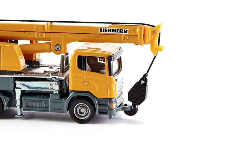 Siku 1859, Telescopic Crane Truck, 1:87, Metal/Plastic, Yellow, Telescopic Extension arm - Image 4