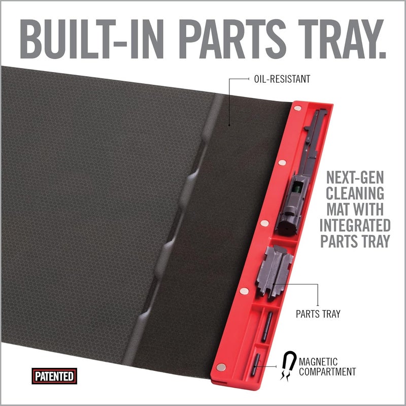 Real Avid Smart Mat Options - Choose 47.25”x19.5” XXL Mat or 43"x16" Universal Smart Gun Mat - Gun Oil Resistant, Non-Slip, Padded Rifle Cleaning Mat - Image 3
