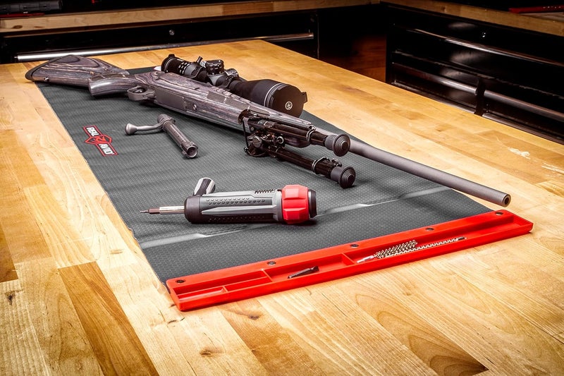 Real Avid Smart Mat Options - Choose 47.25”x19.5” XXL Mat or 43"x16" Universal Smart Gun Mat - Gun Oil Resistant, Non-Slip, Padded Rifle Cleaning Mat - Image 5