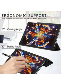 Generic "Trifold Slim Leather Case for Huawei MatePad T10s 10.1-inch (2020) - Protective Folio Stand Smart Cover"  - Image 4