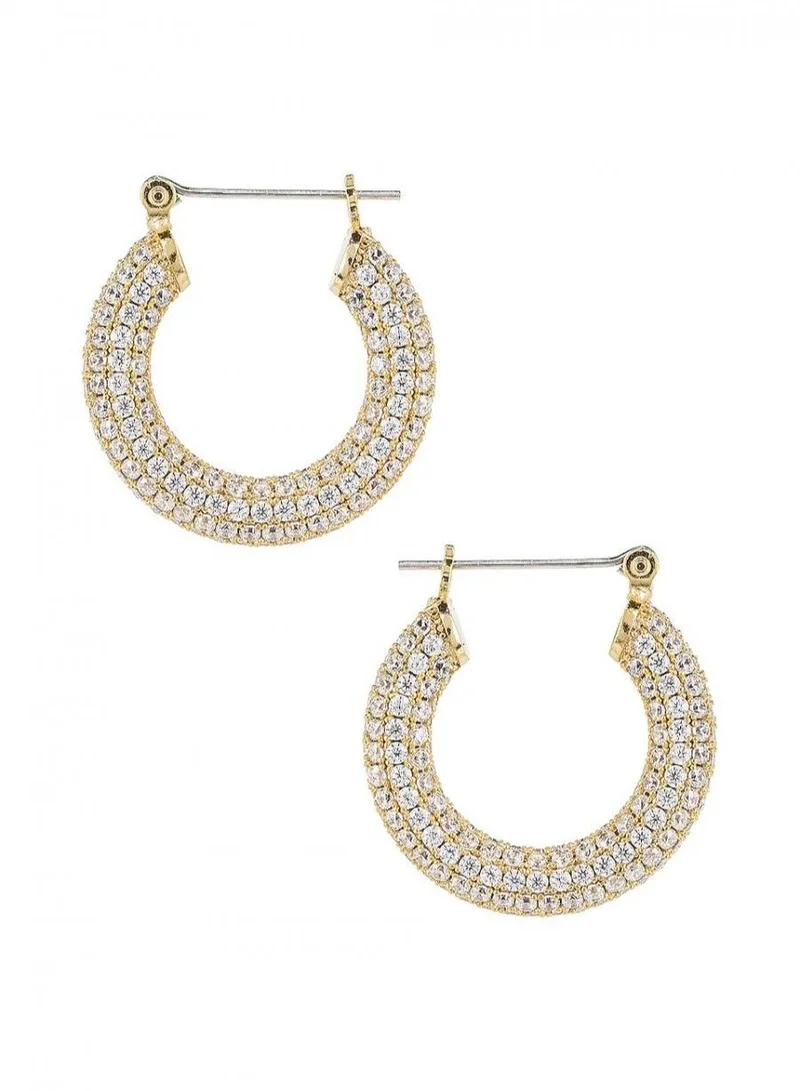 LUV AJ Pave Baby Amalfi Earrings - Gold