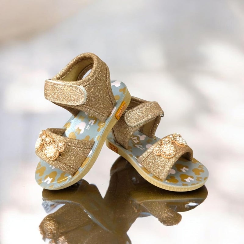 Coolz Kids Chu-Chu Sound Musical Sandals C-4 for Baby Girls Age 1-2.5 Years - Image 5