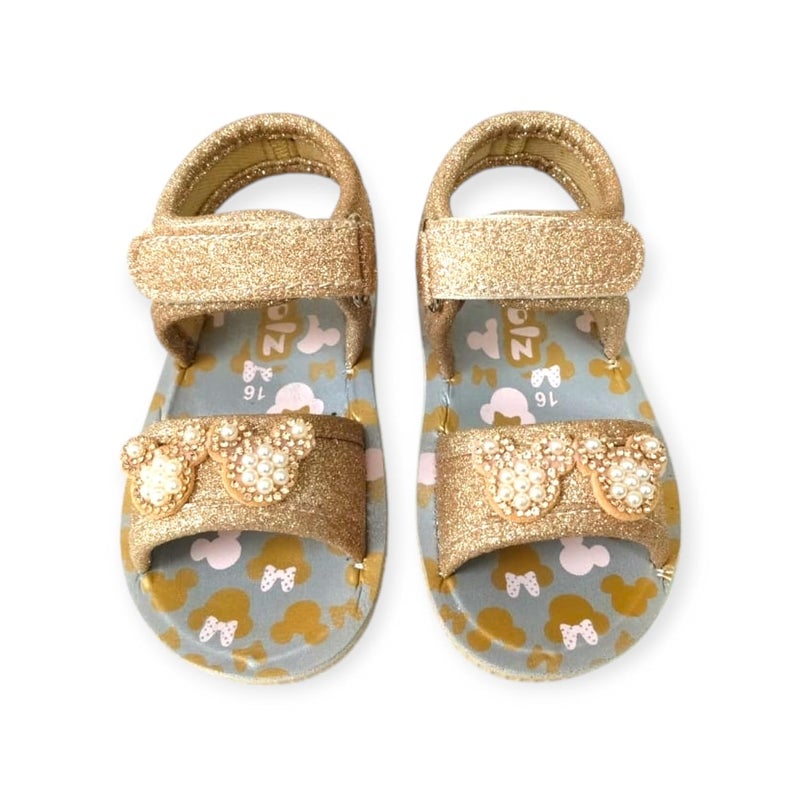 Coolz Kids Chu-Chu Sound Musical Sandals C-4 for Baby Girls Age 1-2.5 Years - Image 3