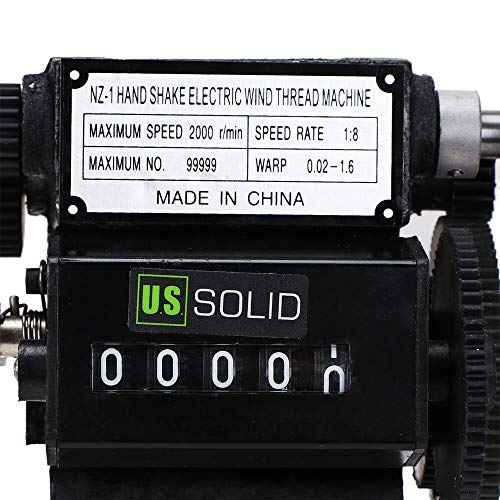 U.S. Solid Dual-Purpose Electric/Manual Coil Winding Machine w/Counter - Image 2