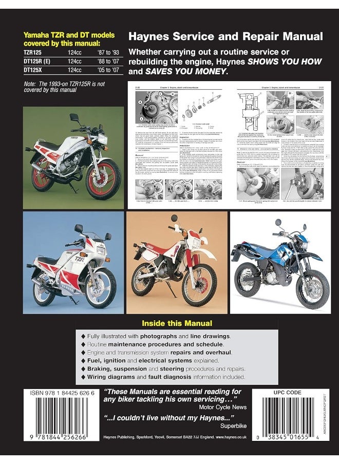Yamaha TZR125 (87 - 93) & DT125R/X (88 - 07)  - Image 3