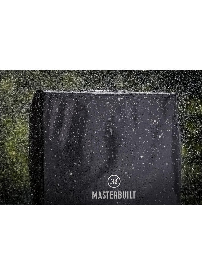 غطاء بوليستر مقاوم للعوامل الجوية لمدخن الشواء العمودي Masterbuilt® مقاس 40 بوصة يناسب جميع المدخنات العمودية Masterbuilt مقاس 40 بوصة باللون الأسود، طراز MB20080210 - Image 3