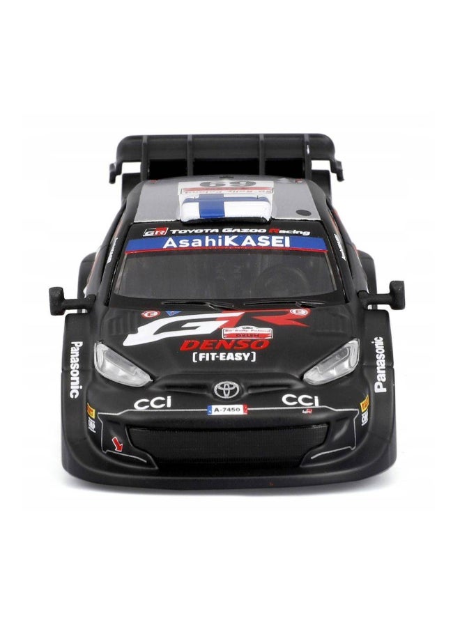 Bburago Race Toyota GR Yaris Rally1 Hybrid #69 Kalle Rovanpera Die-cast Car (1:43, Black) - Image 2