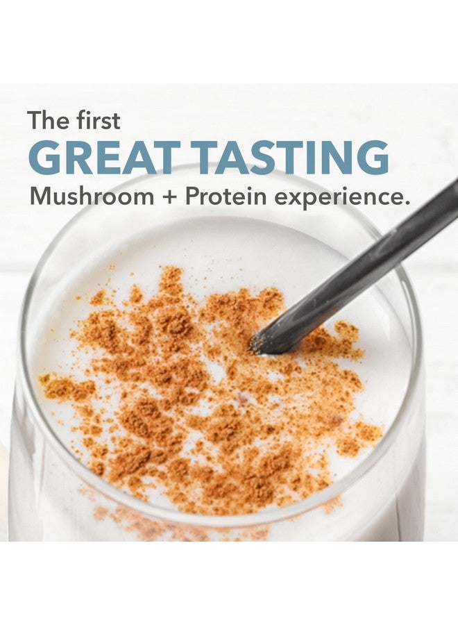 Plantfusion Mushroom Protein Powder - 3 in 1 Vegan Protein Powder, Mushroom Supplement, and Adaptogen Supplement - Support Mental Focus, Immunity, and Recovery - Vanilla 1lb - Image 2
