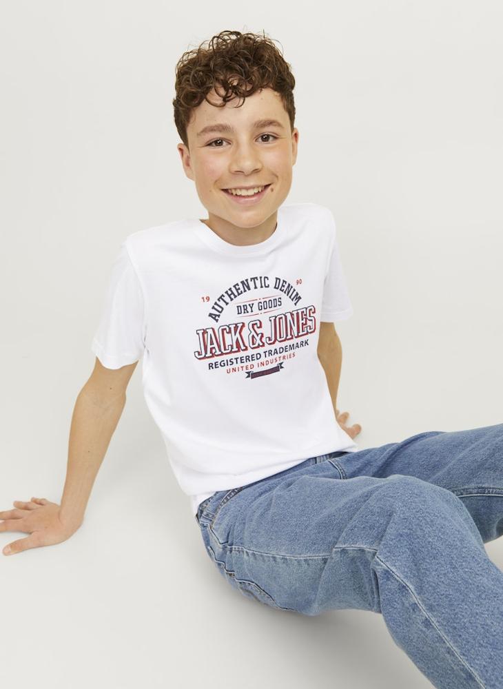 Jack & Jones Junior Youth Graphic Crew Neck T-Shirt - Image 1