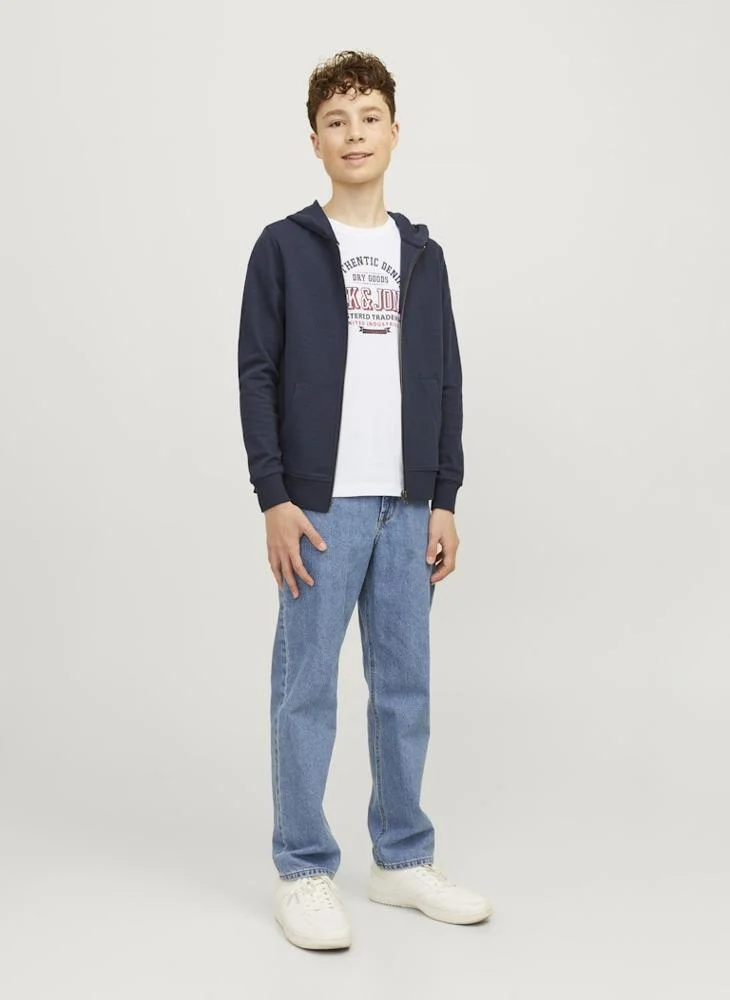 Jack & Jones Junior Youth Graphic Crew Neck T-Shirt