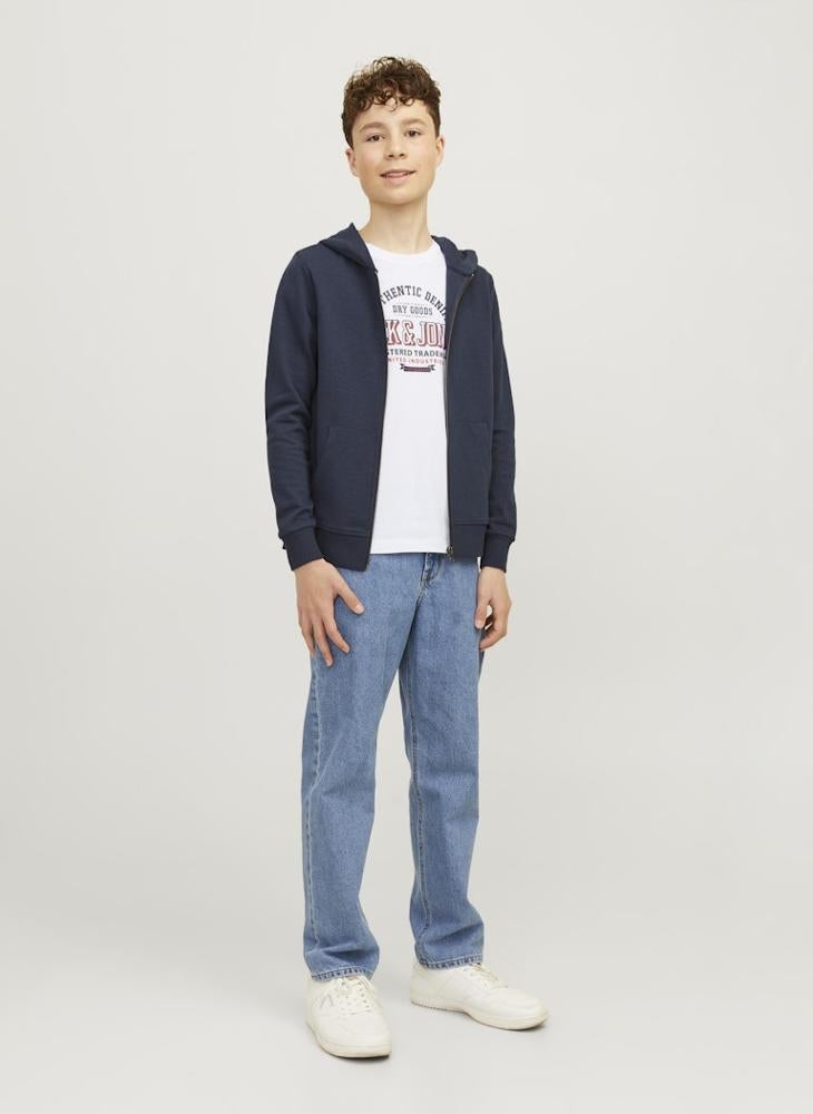 Jack & Jones Junior Youth Graphic Crew Neck T-Shirt - Image 3