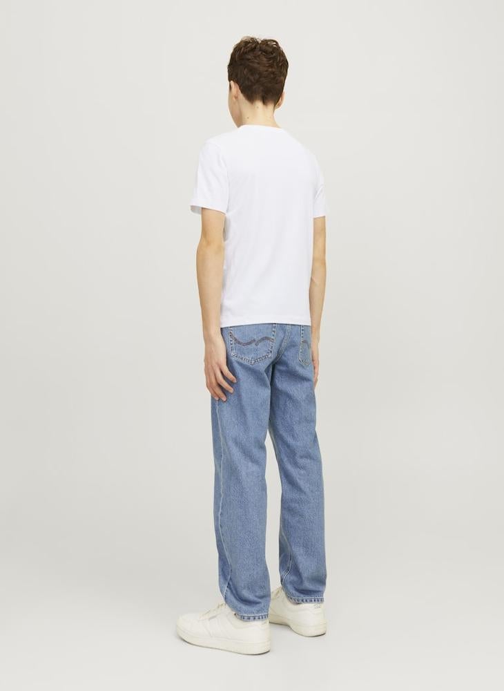 Jack & Jones Junior Youth Graphic Crew Neck T-Shirt - Image 2