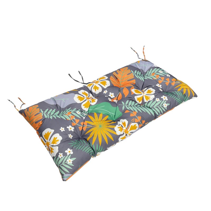 Eoieov Patio Bench Cushion Outdoor/Indoor Loveseat Pads Waterproof Garden Furniture Chair Pad Non Slip Thicken Swing Cushions for Porch Lawn Indoor Swing Couch Sofa Loveseat,40 * 20" Flower, - Image 1