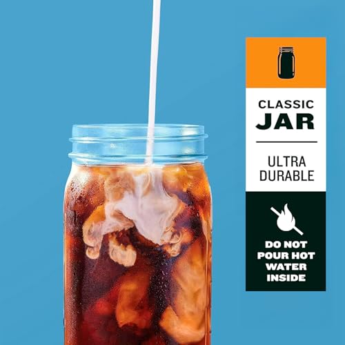 County Line Kitchen Glass Mason Jar Pitcher with Lid - Wide Mouth, 2 Quart (64 oz) - Heavy Duty, Leak Proof - Sun & Iced Tea Pitcher, Cold Brew Coffee, Breast Milk Storage, Water - Sage - Image 3