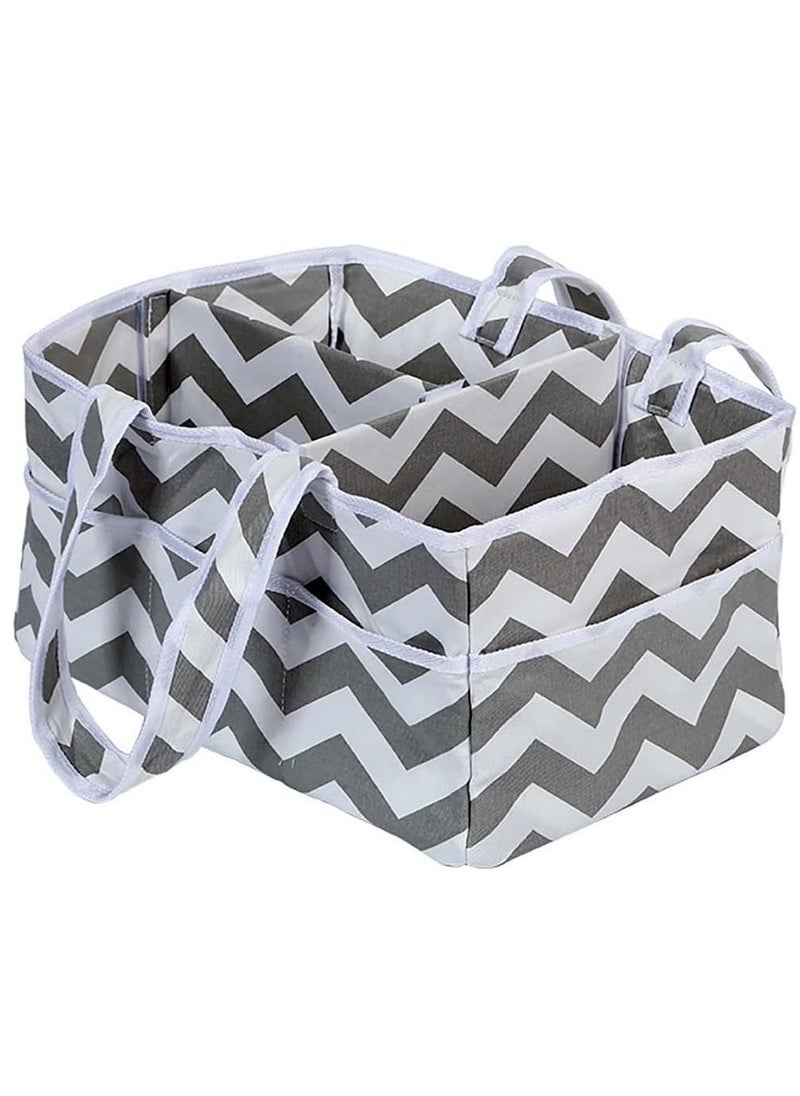 Generic Baby Diaper Caddy - Nursery Storage Bin and Car Organizer for Diapers and Baby Wipes  - Image 3