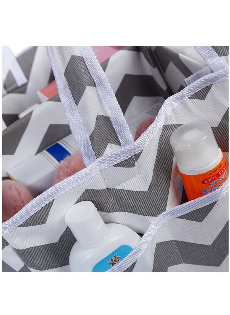 Generic Baby Diaper Caddy - Nursery Storage Bin and Car Organizer for Diapers and Baby Wipes  - Image 4