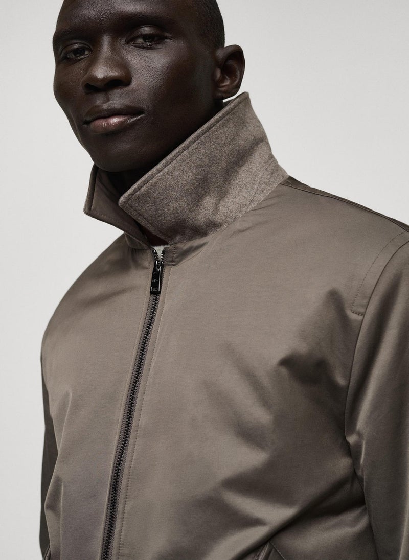 Mango Man - Quilted Water Repellent Jacket - Image 1