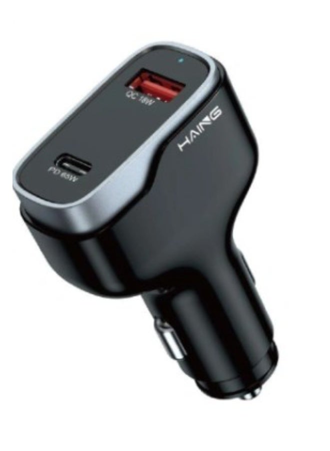 Haing Fast Car Charger 2 Ports 83W - Image 2