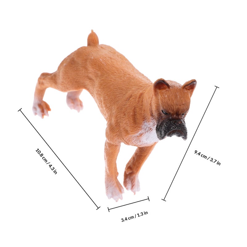 Artificial Small Dog Model Realistic Pet Dog Statue Fake Dog Model Puppy Decoration - Image 2