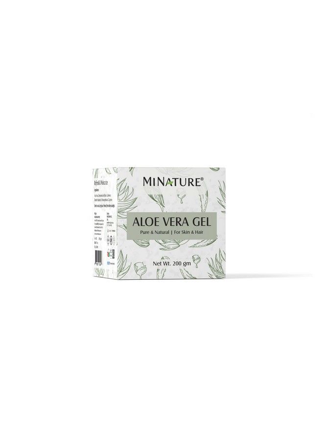 minature جل الألوة فيرا من مي ناتشر مرطب ومغذي؛ للعناية بالبشرة والشعر والجسم؛ جل طبيعي نقي غير لزج؛ لجميع أنواع البشرة واستخدام الجنسين؛ 200 جرام - Image 4