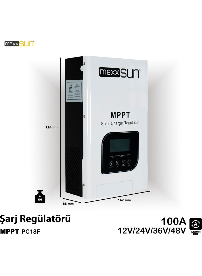 Mexxsun - (PC18F) 100A Mppt 12/24/48V - Image 1