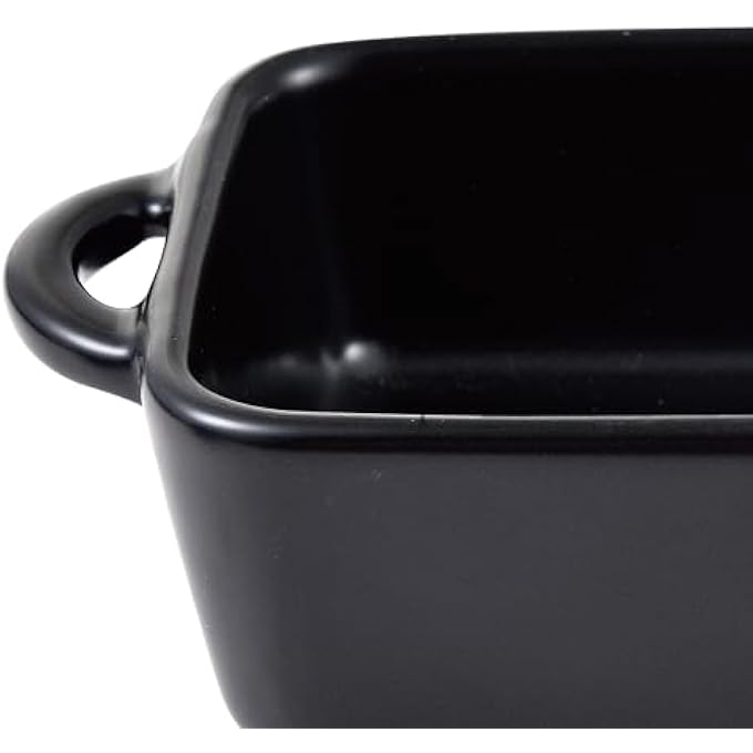 MasterPro Cook  Share  Stoneware Casserole Dish  Rectangular Design With Black Lid  Dimensions 158 X 9 X 45  Ergonomic Handles  Casserole For All Kinds Of Cookers  Dishwasher And Oven - Image 4