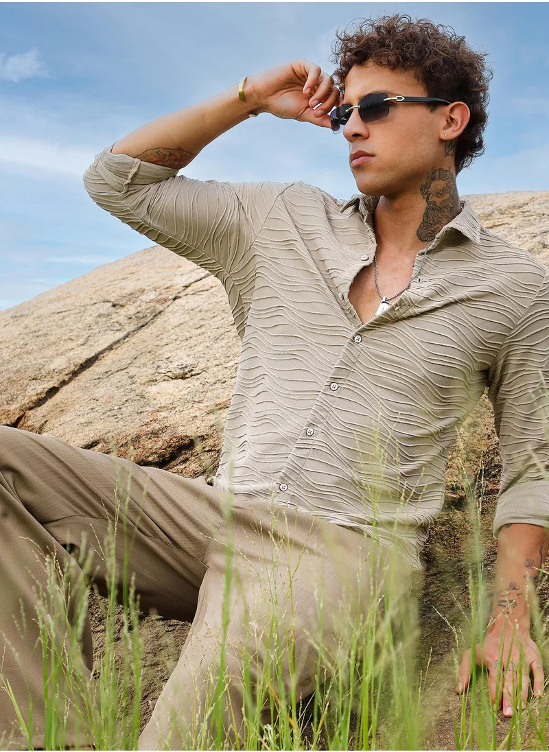 كامبوس سوترا Self-Design Wave Shirt