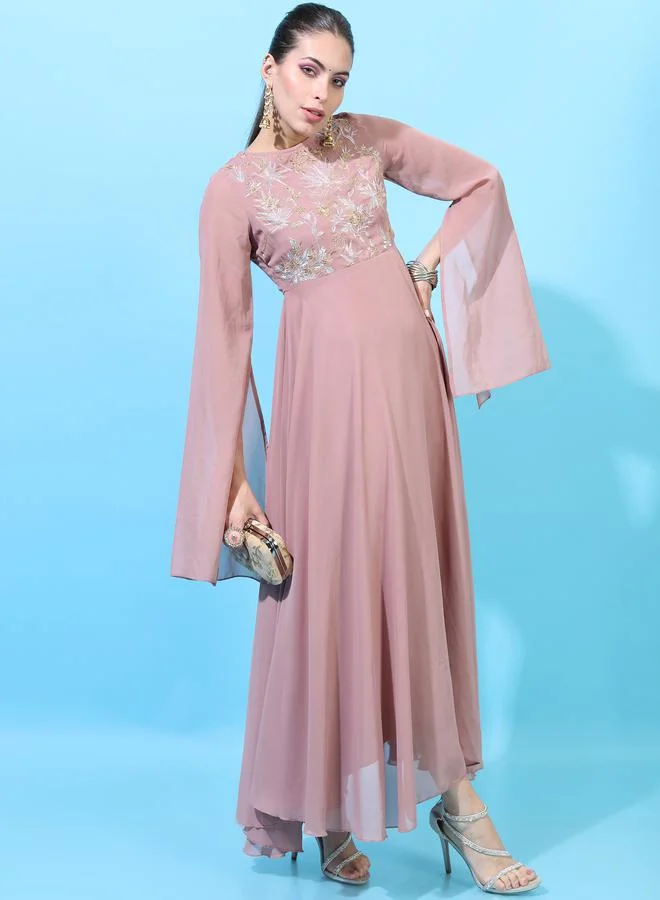 Vishudh Embroidered Sleeve Dress