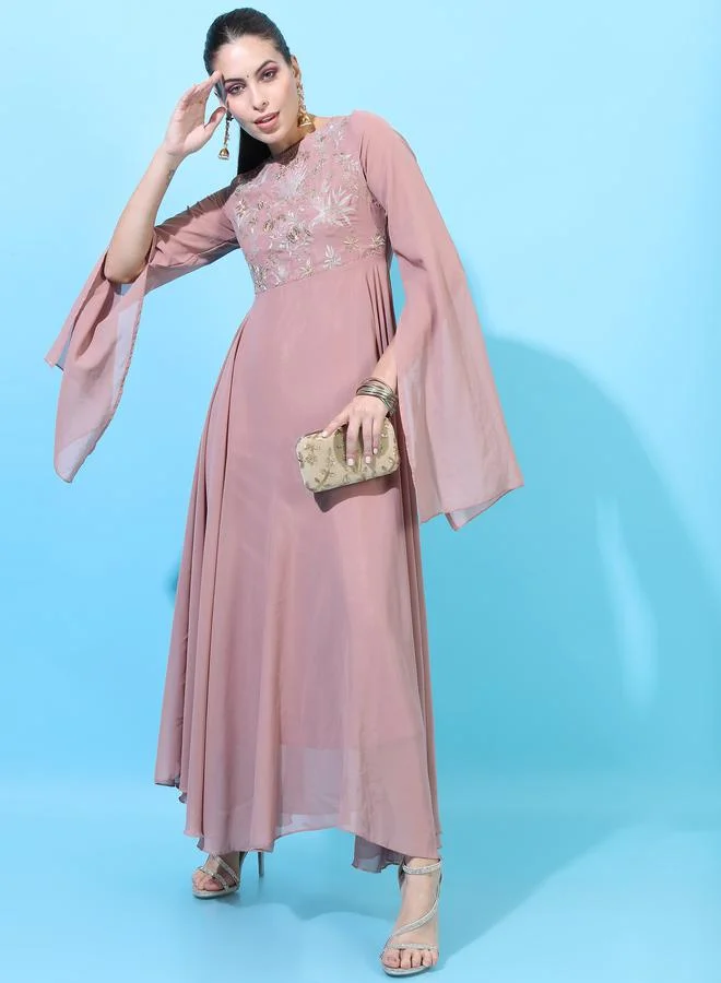 Vishudh Embroidered Sleeve Dress