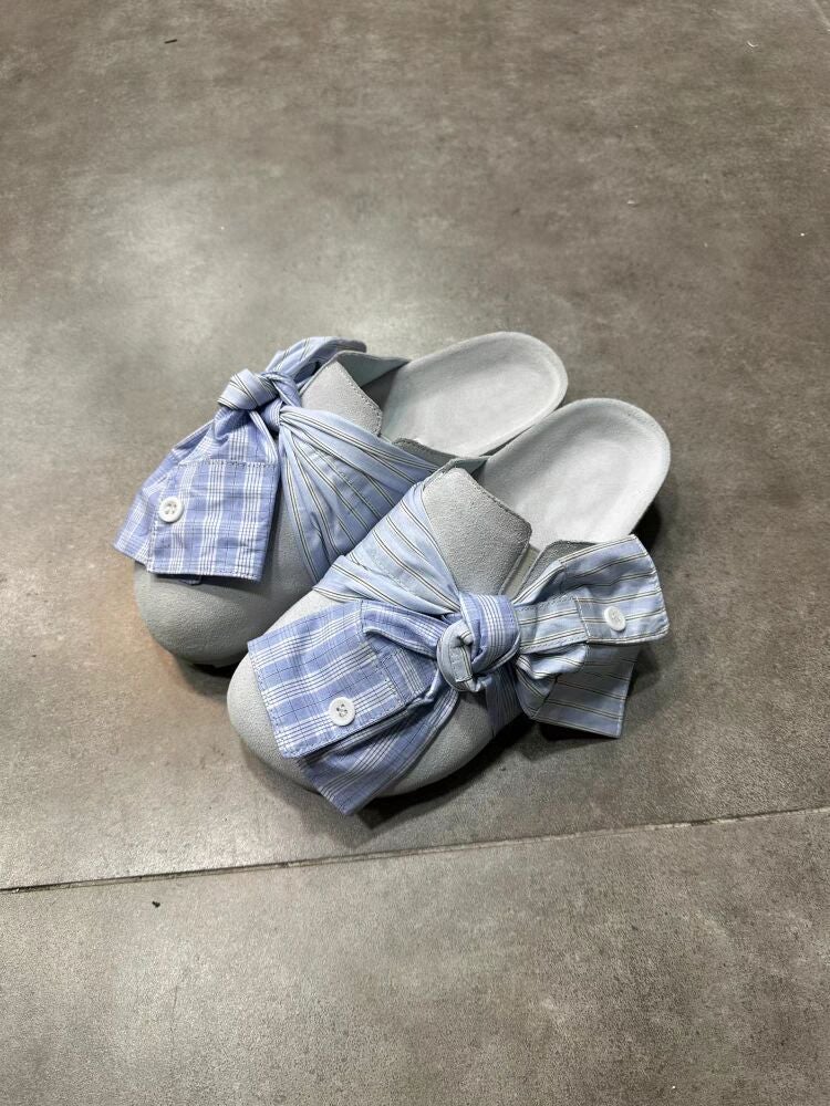 Cute Cartoon Height-Increasing Closed-Toe Mules For Women, Retro College Slip-On Shoes - Image 1