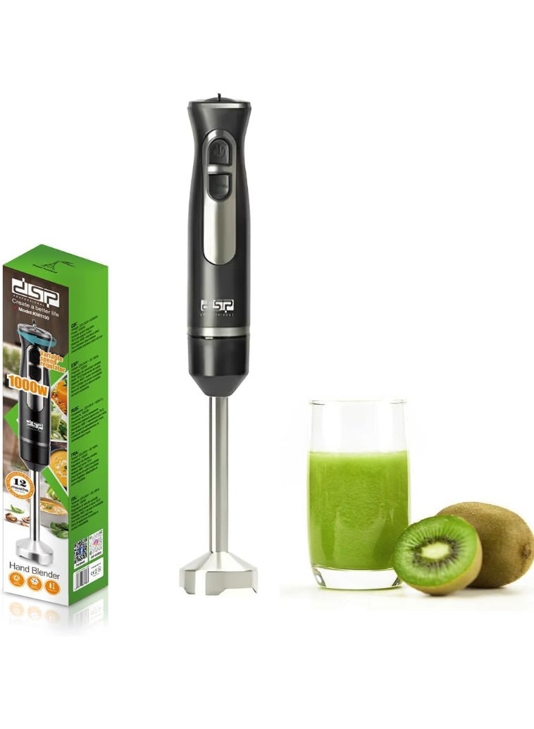 DSP Stainless Steel Hand Blender/Variable Speed Regulator/1000W(KM1150) - Image 1